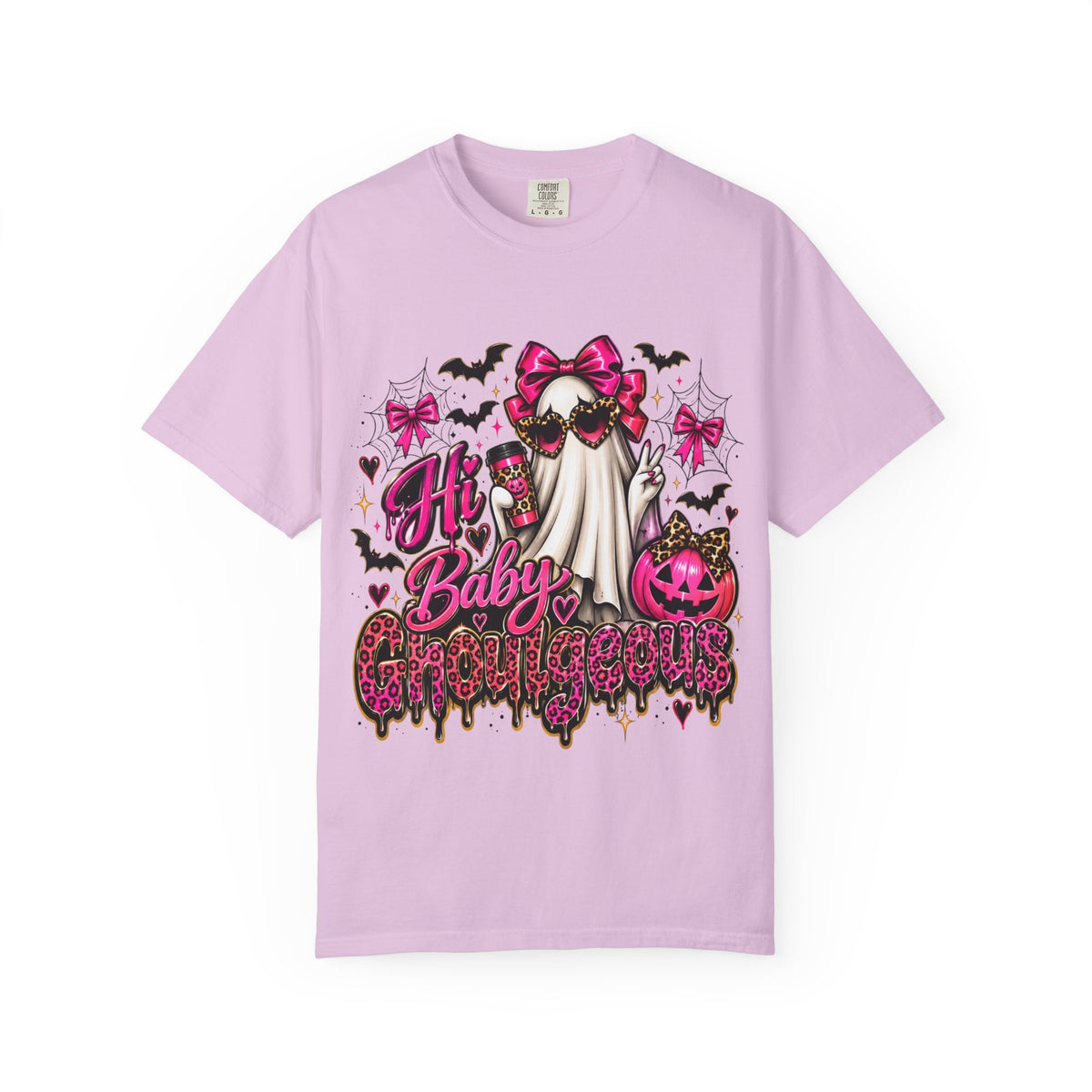 Hi Baby Ghoulgeous T-Shirt — Pink Halloween Graphic Tee
