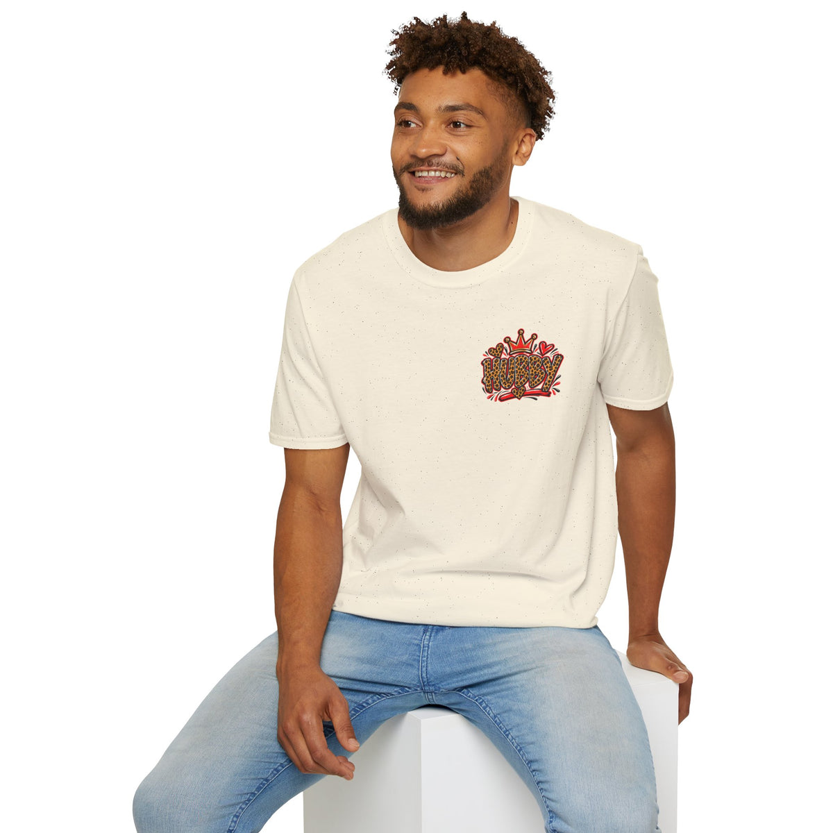 "I’m Friendly, My Wife Is Not" Leopard Graphic Tee