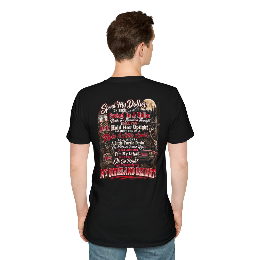 My Dixieland Delight T‑Shirt — Vintage Truck BAMA Football Graphic Tee