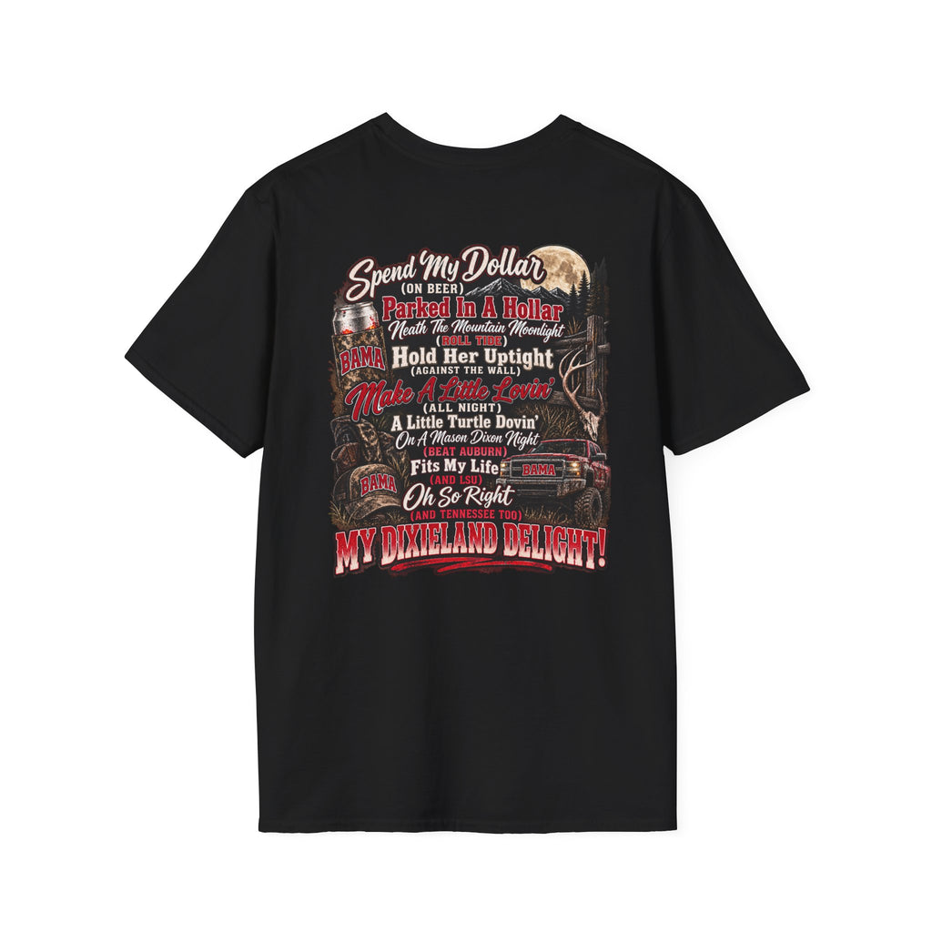 My Dixieland Delight T‑Shirt — Vintage Truck BAMA Football Graphic Tee
